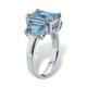 preview thumbnail 8 of 34, Sterling Silver Simulated Birthstone Ring