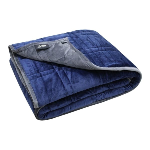 slide 2 of 14, P&R Ultra Plush Minky Weighted Blanket