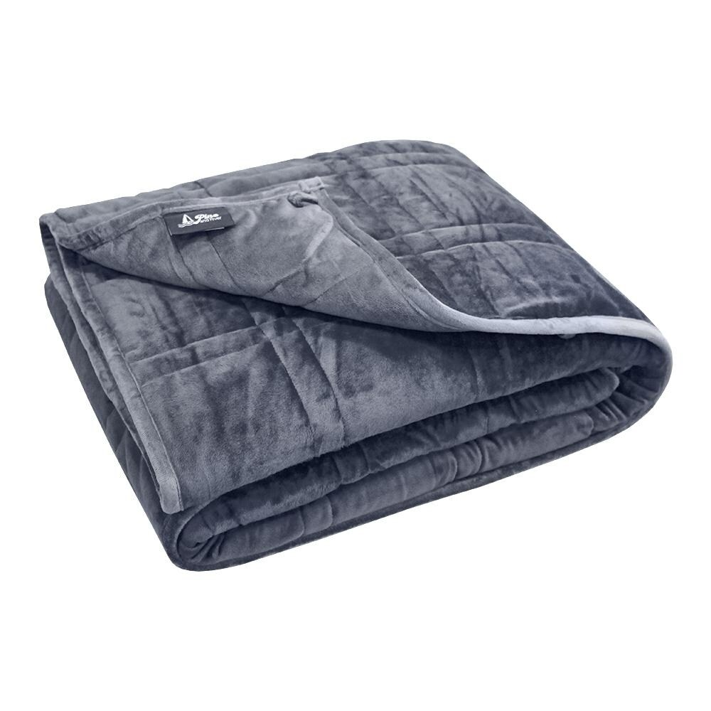 Deluxe Navy Plush Weighted Blanket | Melissa's Weighted ...
