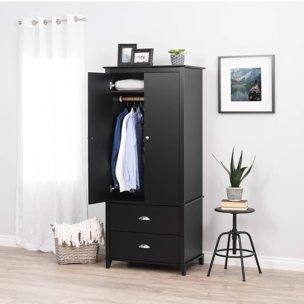 Prepac Yaletown 2-Door Armoire