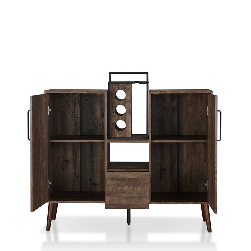 Carson Carrington Aberdour Rustic Reclaimed Oak 5-shelf Buffet