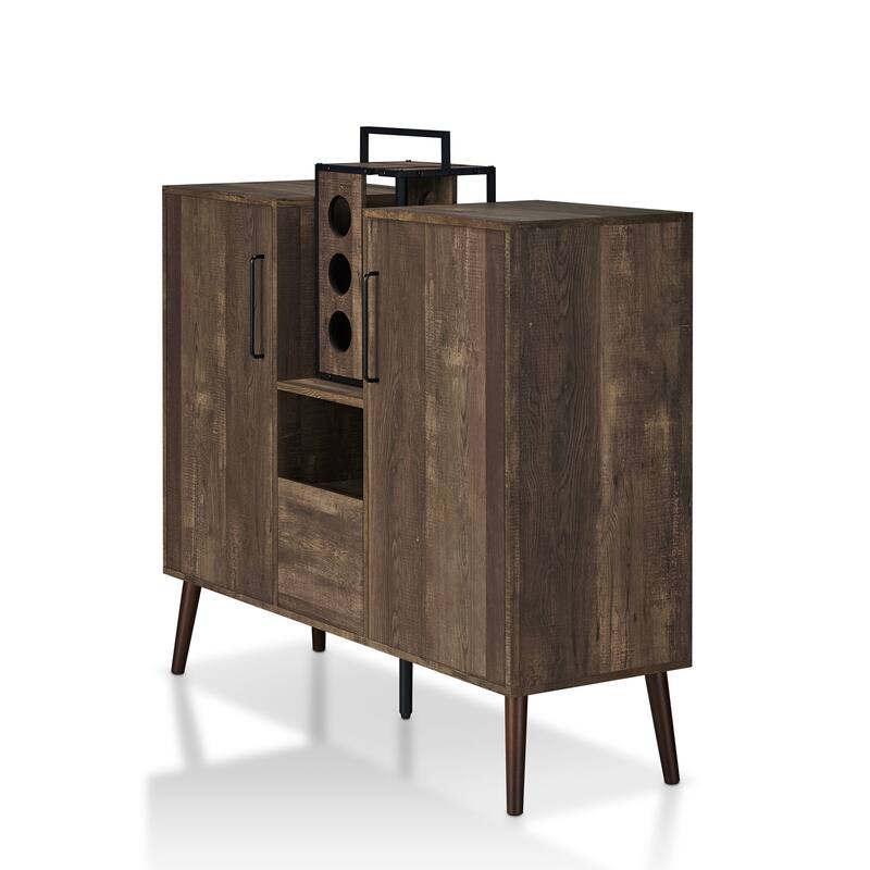 Carson Carrington Aberdour Rustic Reclaimed Oak 5-shelf Buffet