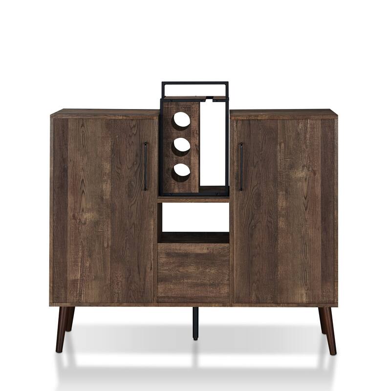 Carson Carrington Aberdour Rustic Reclaimed Oak 5-shelf Buffet
