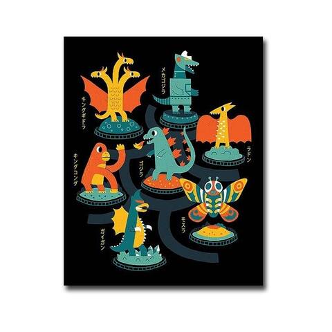 Tokyo Zoo by Michael Buxton Gallery Wrapped Canvas Giclee Art (20 in x 16 in, Ready to Hang)