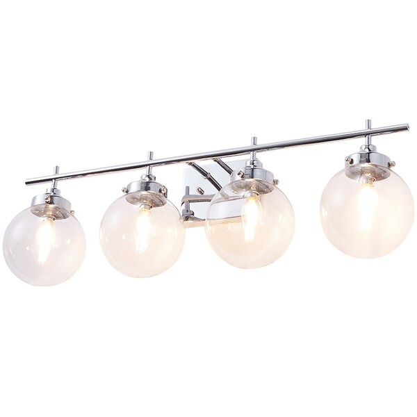 glass globe vanity light shade