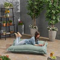 Costa Alegre Outdoor 5.5'x4' Lounger Bean Bag by Christopher Knight Home