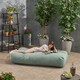Carol Outdoor 6'x3' Lounger Bean Bag by Christopher Knight Home - Thumbnail 0