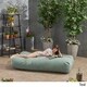 Carol Outdoor 6'x3' Lounger Bean Bag by Christopher Knight Home - Thumbnail 1