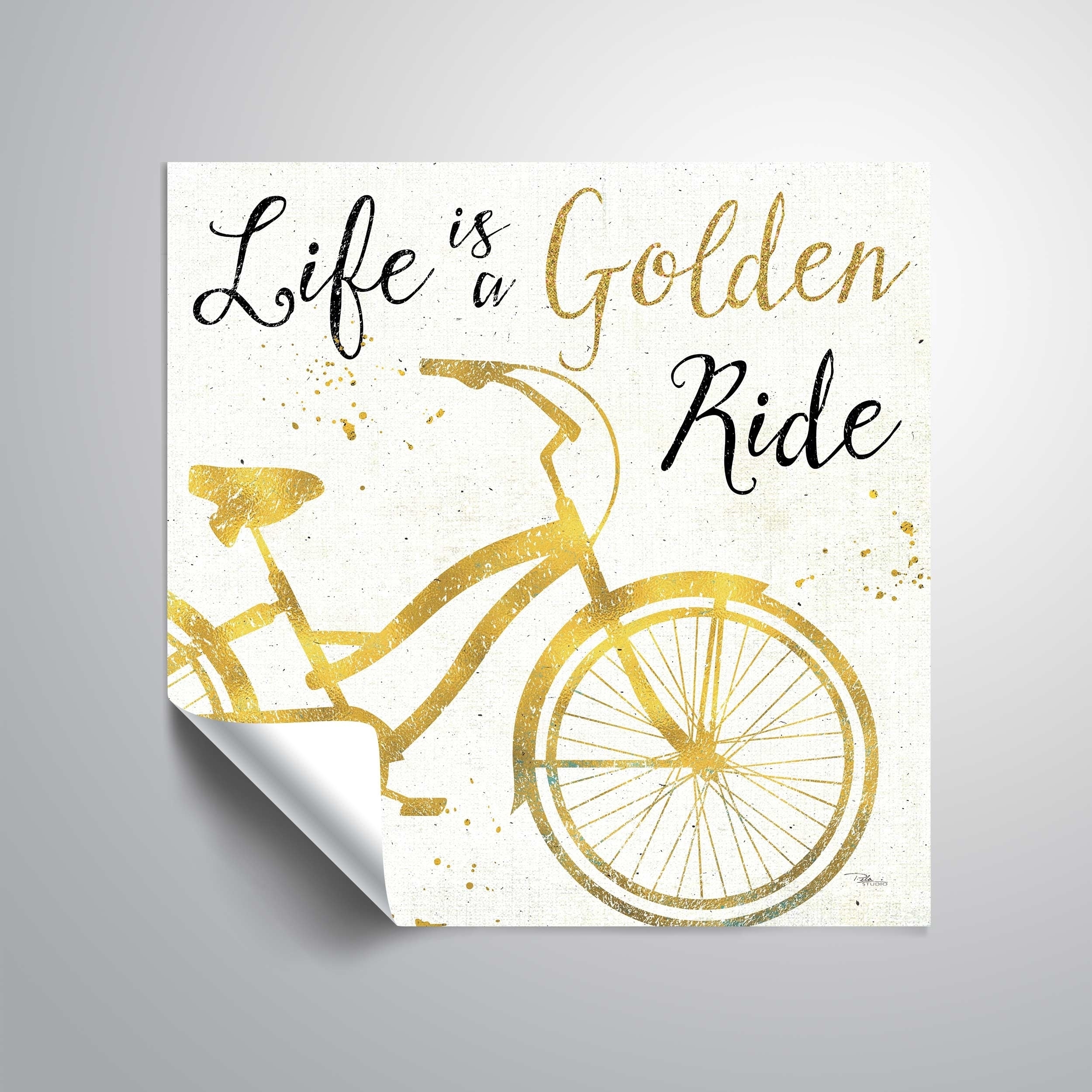 ArtWall "Golden Rule II" Removable Wall Art Mural Bed Bath & Beyond