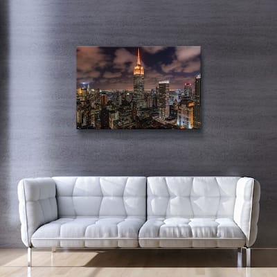 ArtWall "Orange 9-11" Gallery Wrapped Canvas