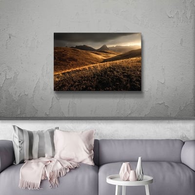 ArtWall "Last Autumn Light" Gallery Wrapped Canvas