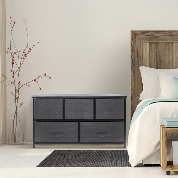 Storage Cube Dresser - Black