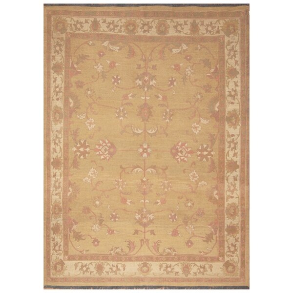 Handmade Soumak Oushak Wool Kilim (Afghanistan) - 6'3 x 8'2