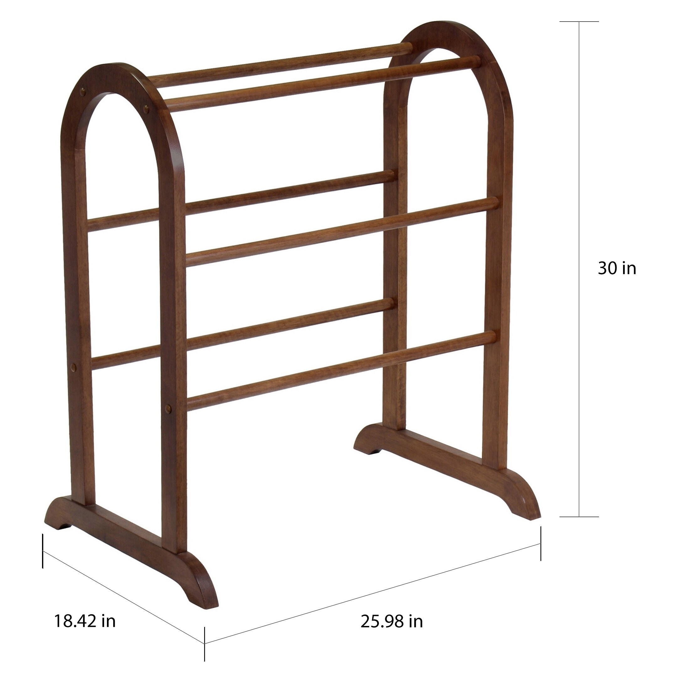 Single Wooden Quilt Rack - On Sale - Bed Bath & Beyond - 35210199