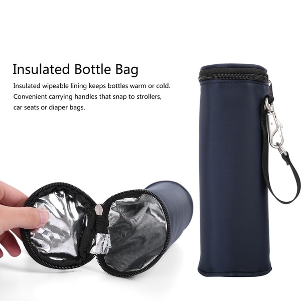 insulated bottle holder for diaper bag