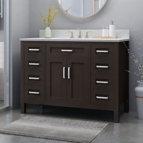 Greeley 48" Wood Bathroom Vanity (Counter Top Not Included) by Christopher Knight Home