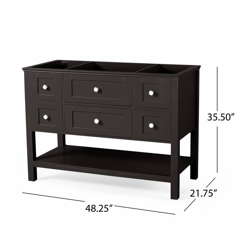 Douvier 48" Wood Bathroom Vanity (Counter Top Not Included) by Christopher Knight Home