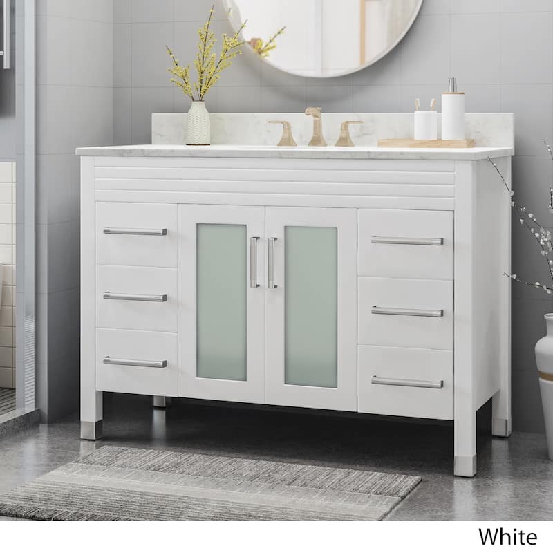 Holdame 48" Wood Bathroom Vanity (Counter Top Not Included) by Christopher Knight Home