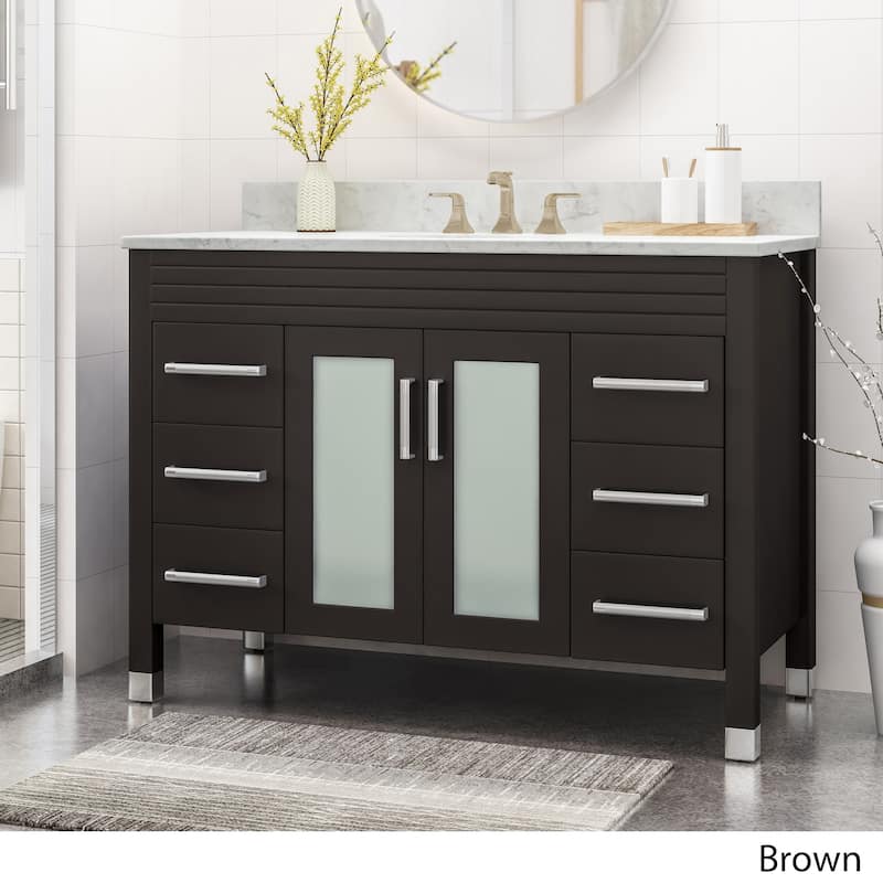 Holdame 48" Wood Bathroom Vanity (Counter Top Not Included) by Christopher Knight Home