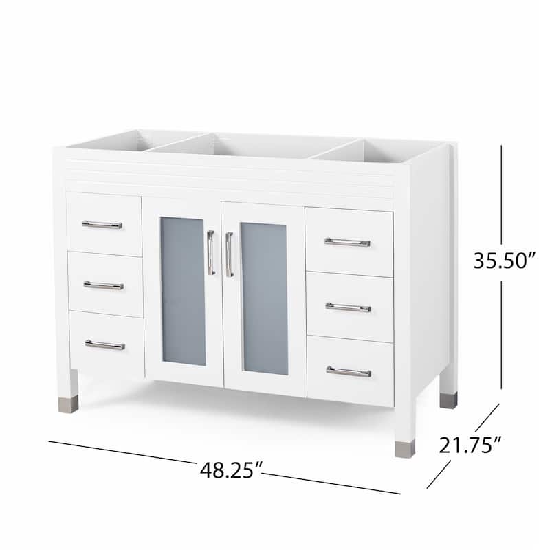 Holdame 48" Wood Bathroom Vanity (Counter Top Not Included) by Christopher Knight Home