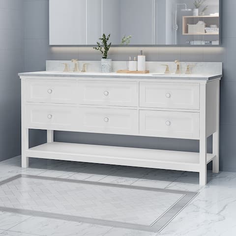 Douvier 72" Wood Bathroom Vanity (Counter Top Not Included) by Christopher Knight Home