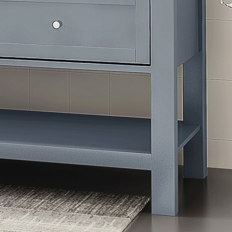 Douvier 60" Wood Bathroom Vanity (Counter Top Not Included) by Christopher Knight Home