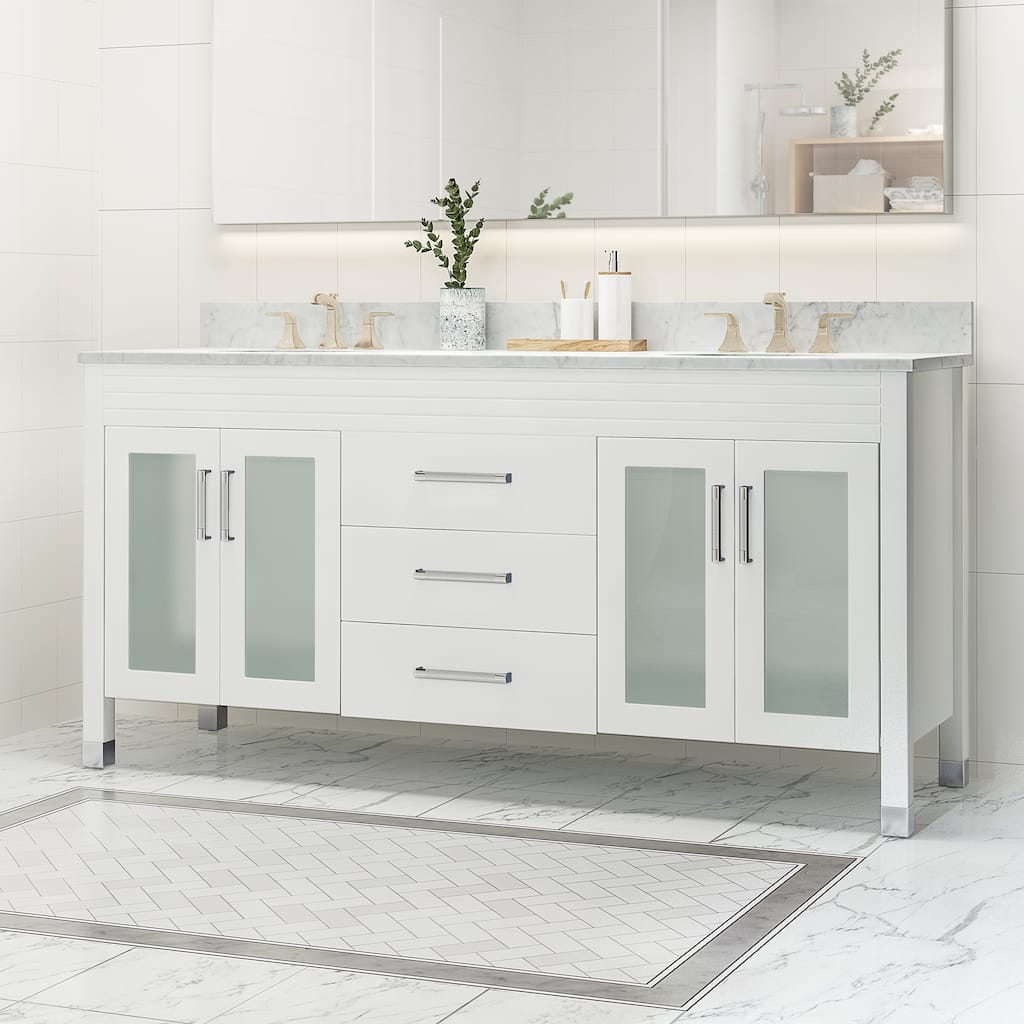 Holdame 72" Wood Bathroom Vanity (Counter Top Not Included) by Christopher Knight Home
