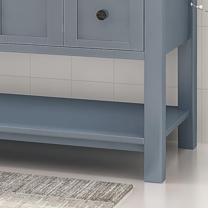 Jamison 48" Wood Bathroom Vanity (Counter Top Not Included) by Christopher Knight Home