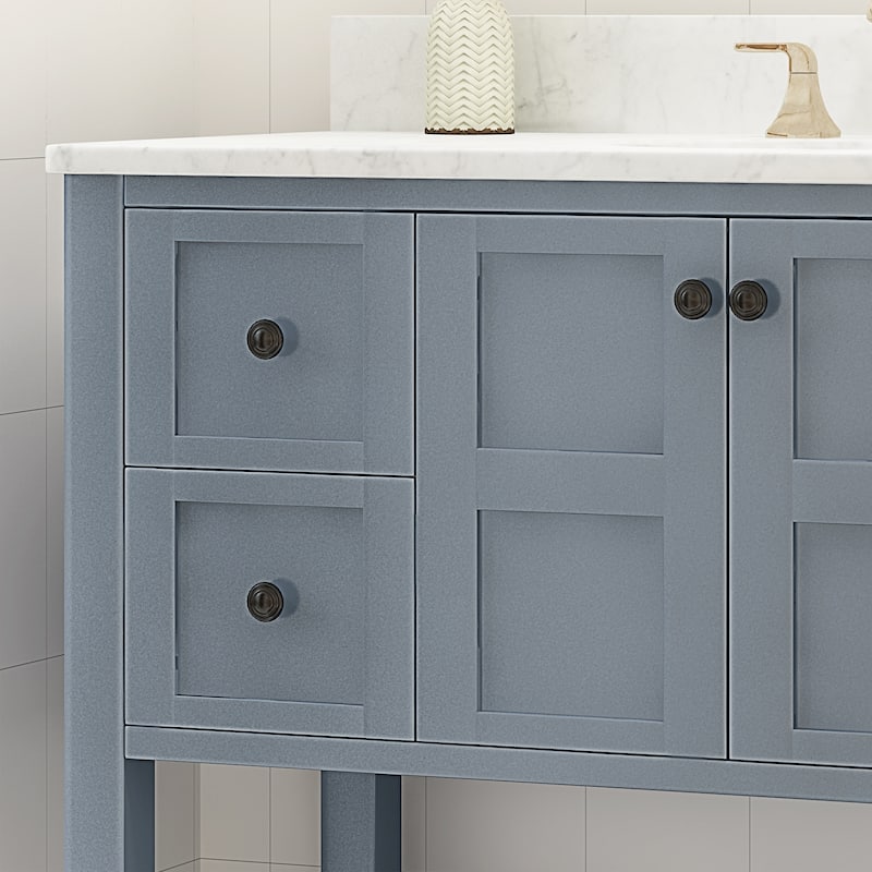 Jamison 48" Wood Bathroom Vanity (Counter Top Not Included) by Christopher Knight Home