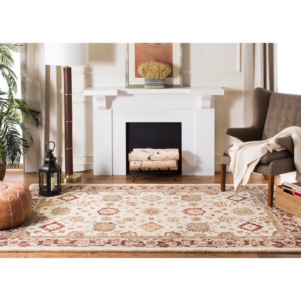 Safavieh Handmade Anatolia Idella Traditional Oriental Hand-spun Wool Rug