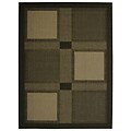 Safavieh Lakeview Black/ Sand Indoor/ Outdoor Rug - 7'10 x 11'