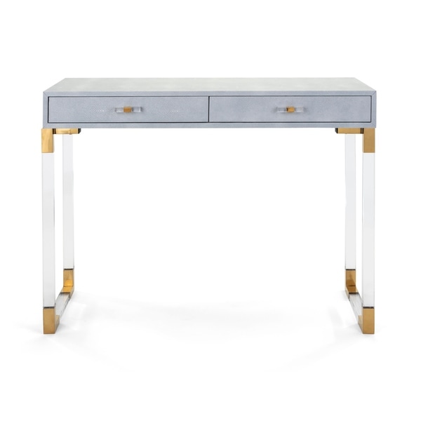 Shop Two Drawer Wooden Console Table with Acrylic Sled 