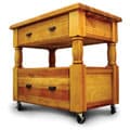 Island Europa Kitchen Island with Drawers