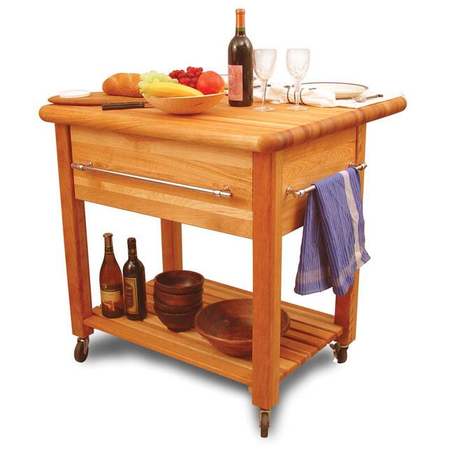 Grand Workcenter Drop Leaf Kitchen Cart