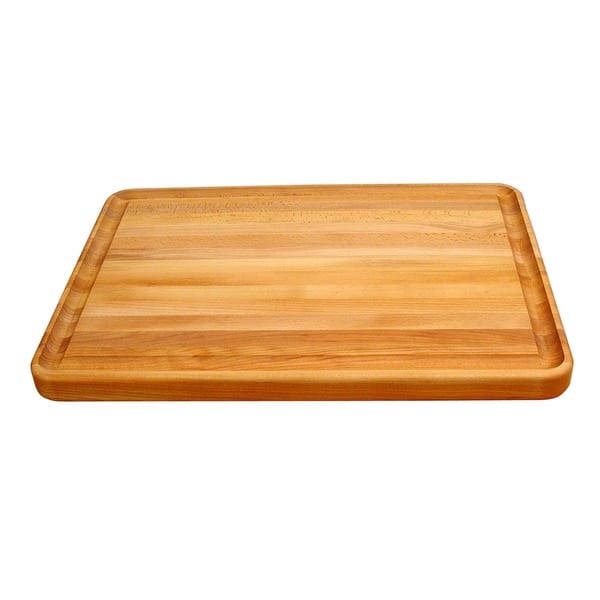 Vaiyer Organic Bamboo Cutting Board w/ Juice Groove, Heavy Duty