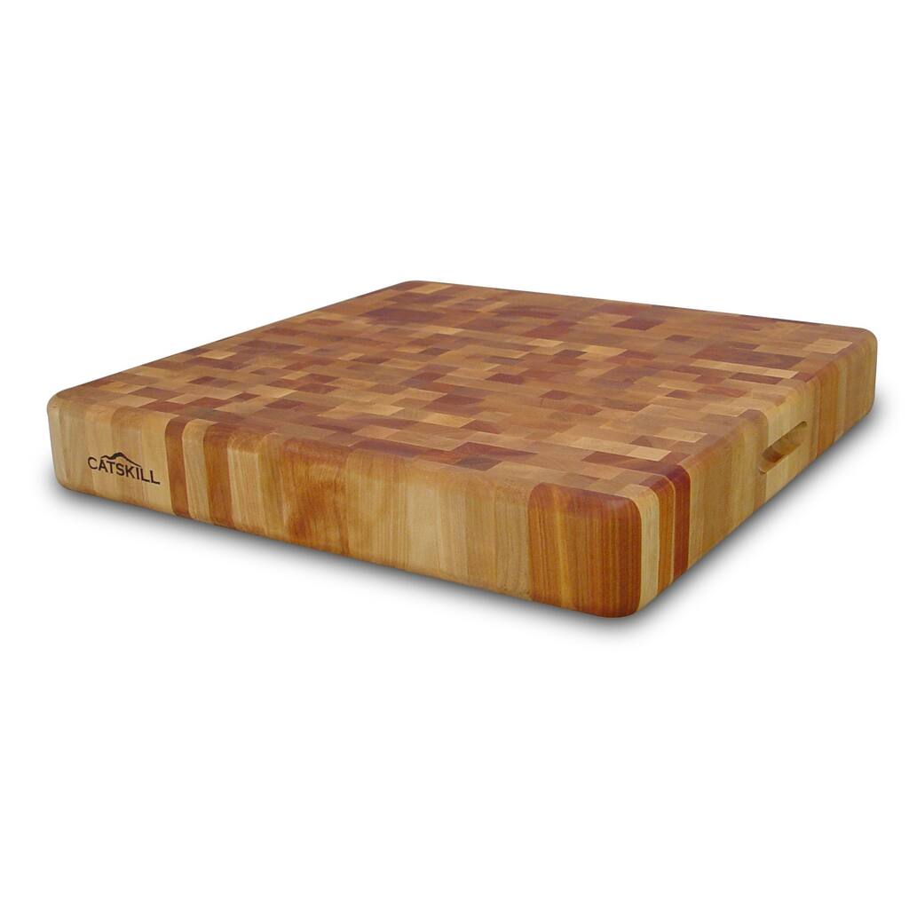 Super Slab Cutting Board w/ Finger Grooves - 20 x 20 x 3