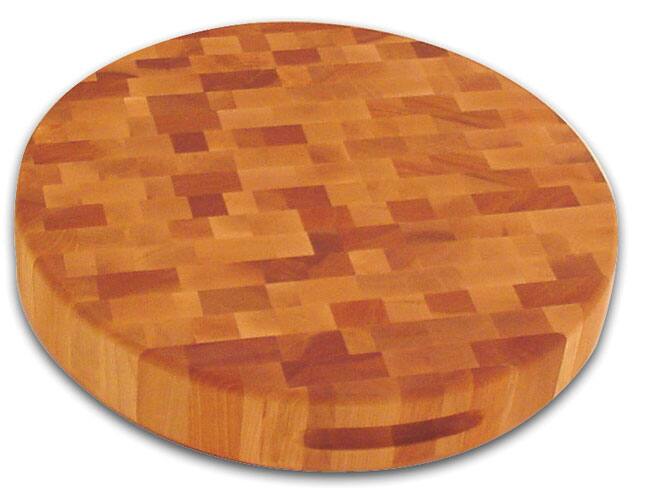 17-inch Round Slab-reversible Cutting Board