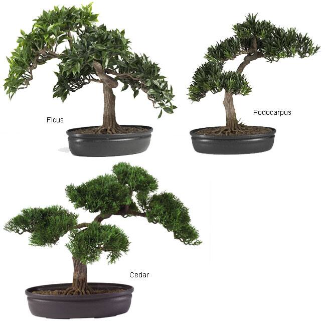 Artificial Bonsai Tree (16 in.)