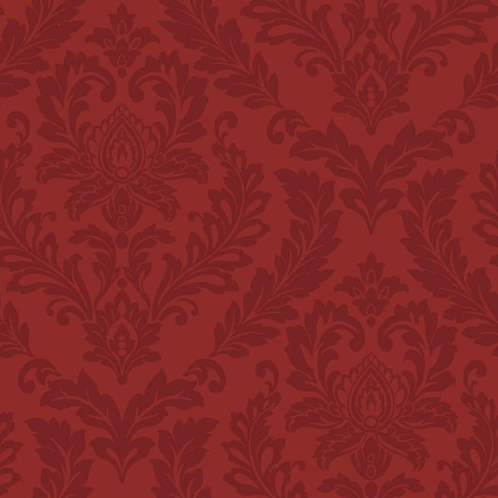 Red Damask Wallpaper, 20.5 in. x 33 ft. = 56 sq.ft