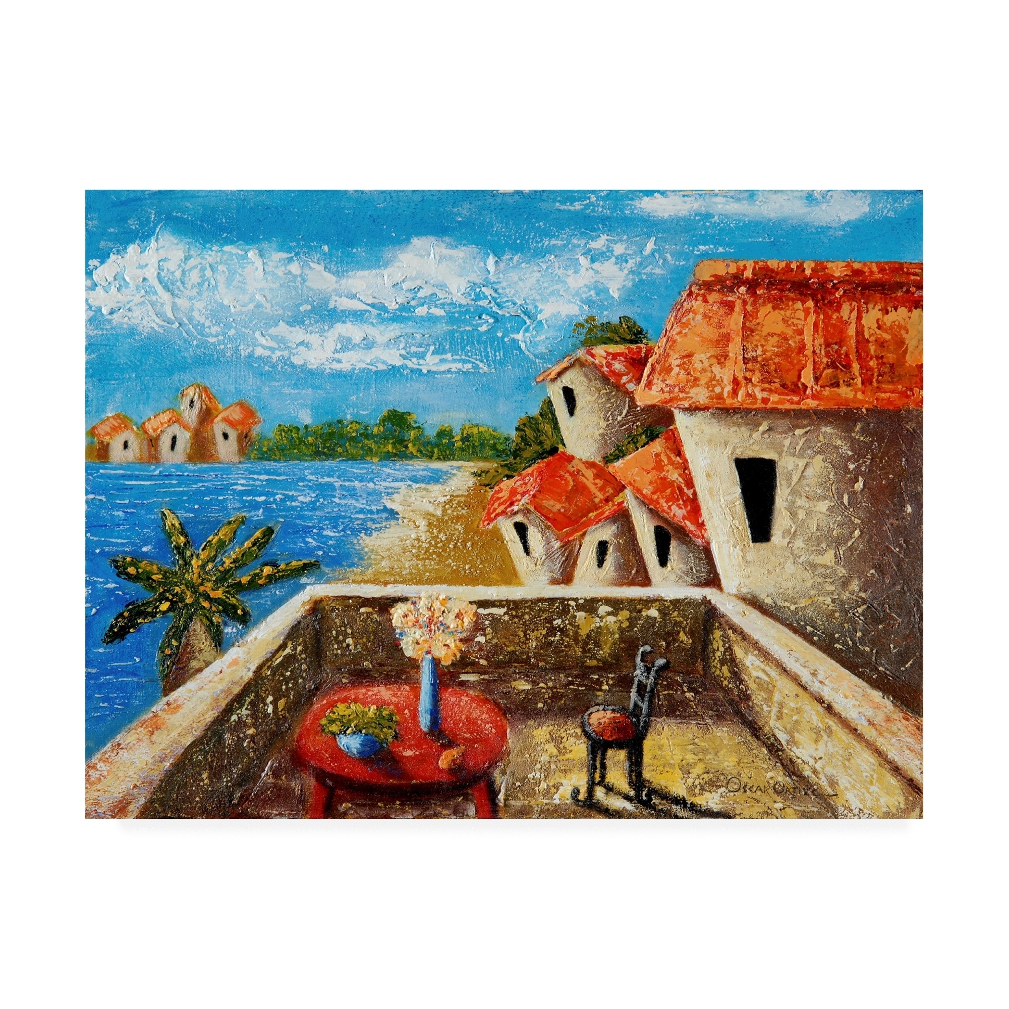 Oscar Ortiz Playa Gorda Ii Canvas Art - Bed Bath & Beyond - 26171256