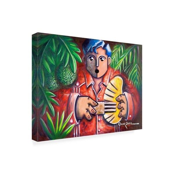 Oscar Ortiz Musician in The Palm Canvas Art - On Sale - Bed Bath