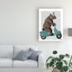 Fab Funky Rhino On Moped Canvas Art - Overstock - 26171621