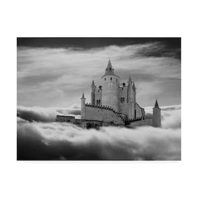 Monte Nagler Castle In The Clouds Segovia Spain Canvas Art