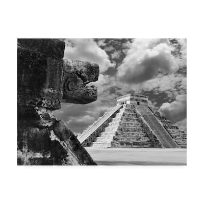 Monte Nagler The Serpent And The Pyramid Chechinitza Mexico Canvas Art