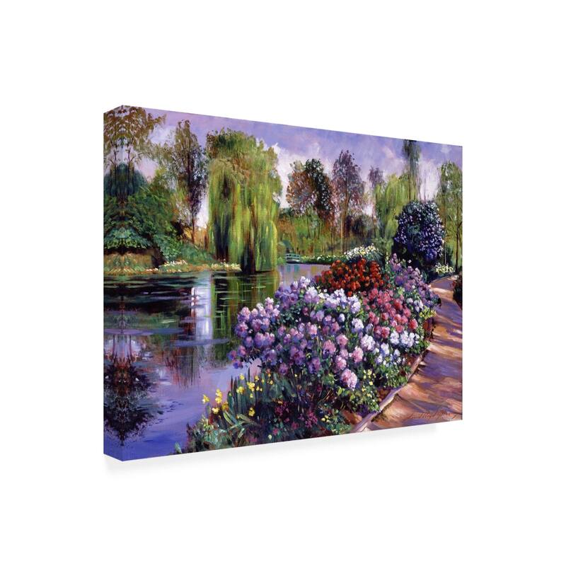 David Lloyd Glover Promise Of Spring Garden Path Canvas Art