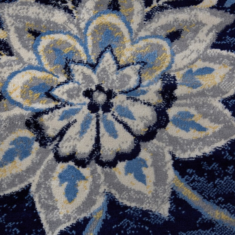 Home Dynamix Tremont Teaneck Contemporary Floral Area Rug