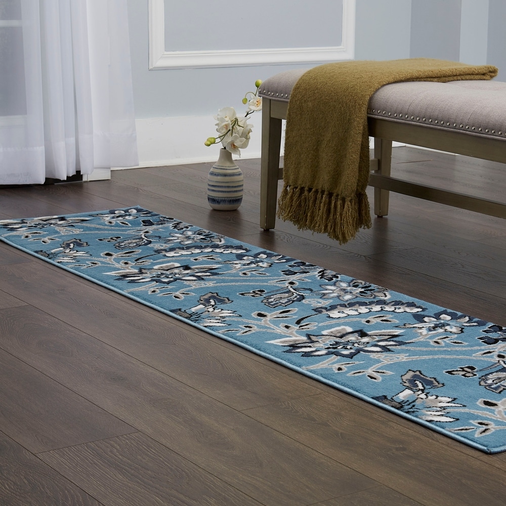 Home Dynamix Tremont Teaneck Contemporary Floral Area Rug - On