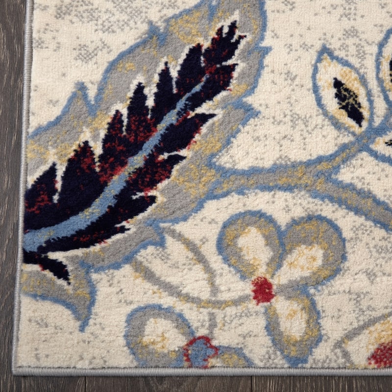 Home Dynamix Tremont Teaneck Contemporary Floral Area Rug