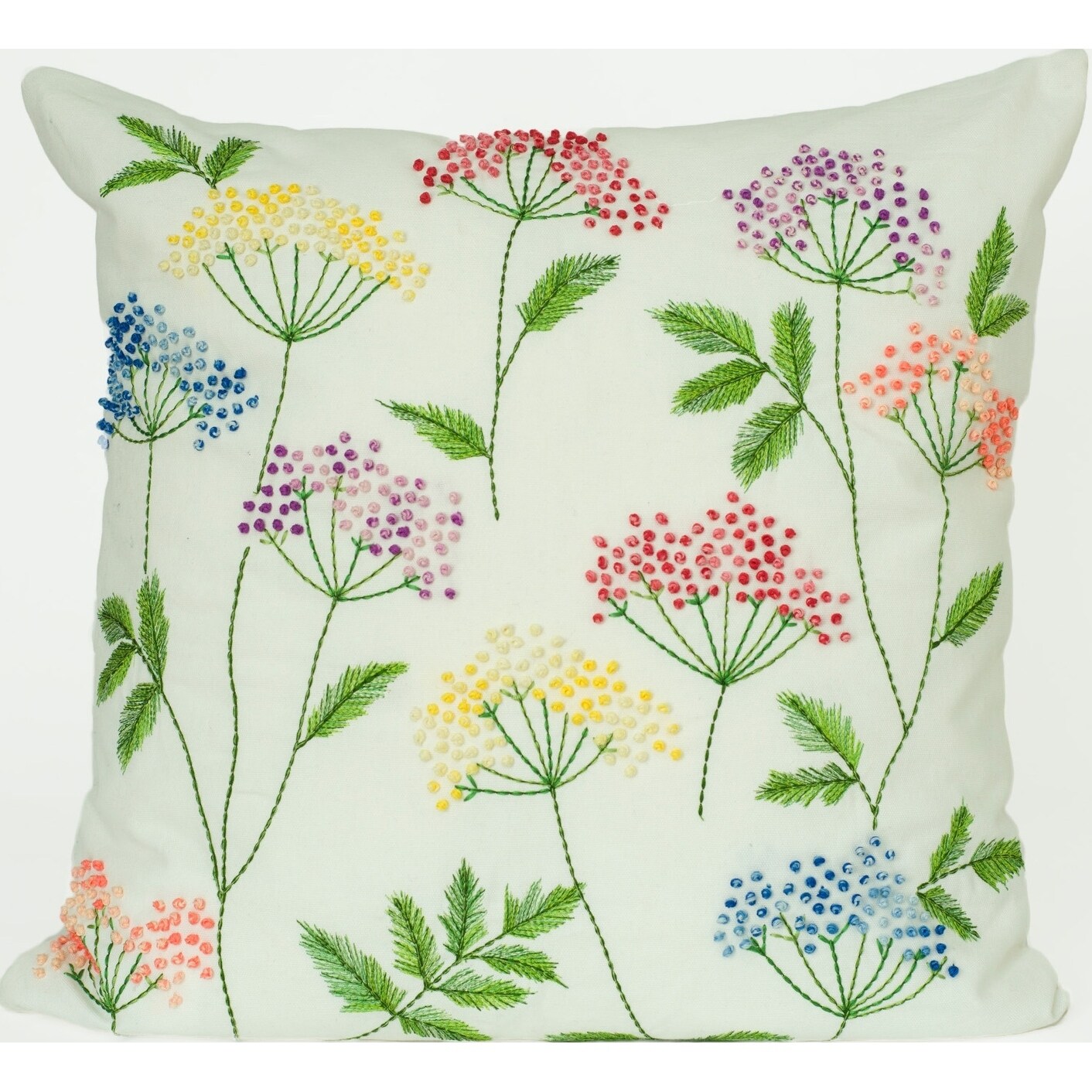 bright floral pillows