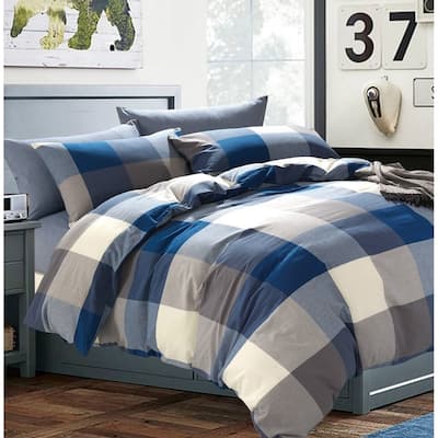 Blue Check Duvet Covers Sets Find Great Bedding Deals